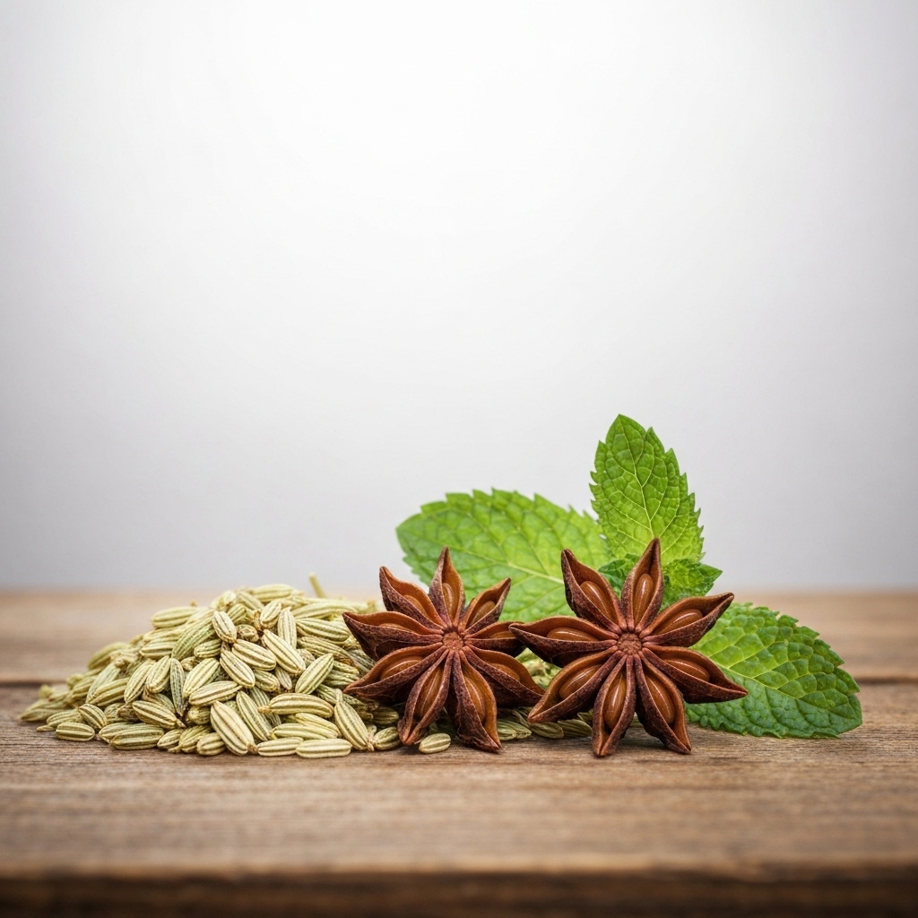 Gros plan artistique sur des graines de fenouil, de l